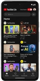 an online screenshot of an android mobile showing different video icons